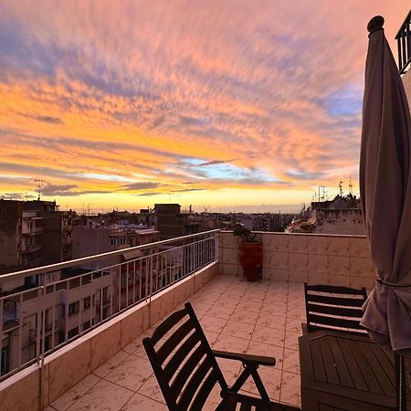 Horizon /Downtown Penthouse W/ Massive Terrace Apartment Thessaloníki Luaran gambar