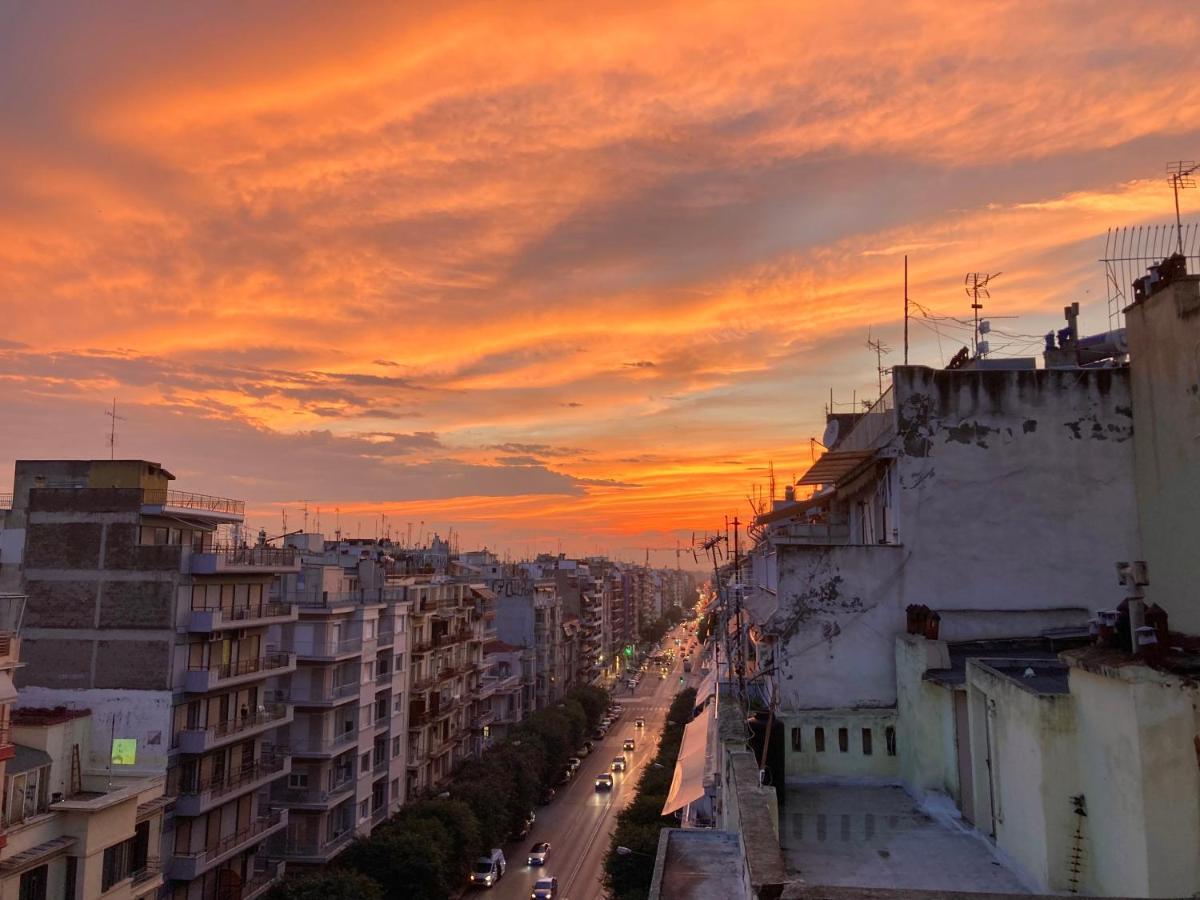 Horizon /Downtown Penthouse W/ Massive Terrace Apartment Thessaloníki Luaran gambar