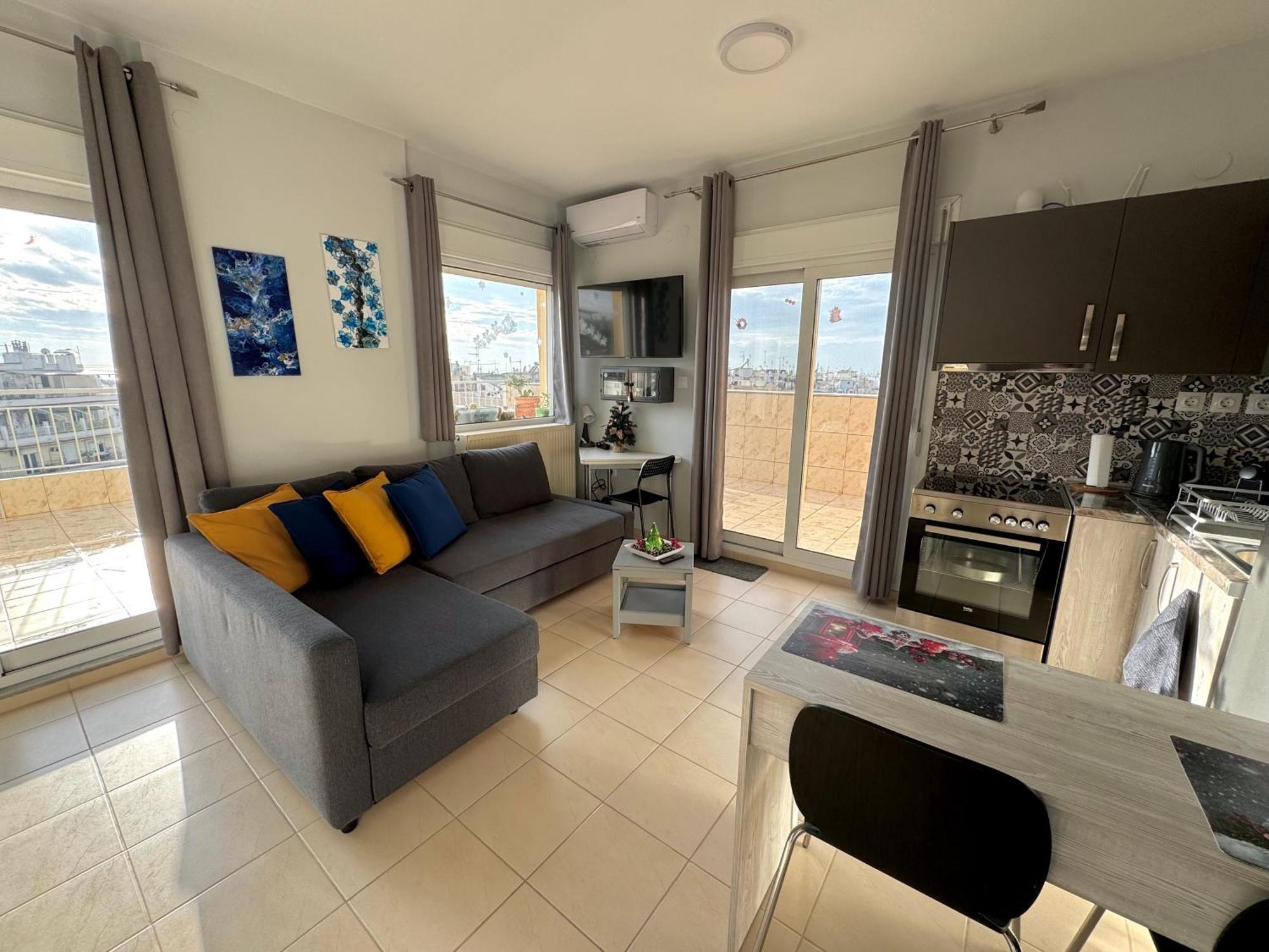 Horizon /Downtown Penthouse W/ Massive Terrace Apartment Thessaloníki Luaran gambar